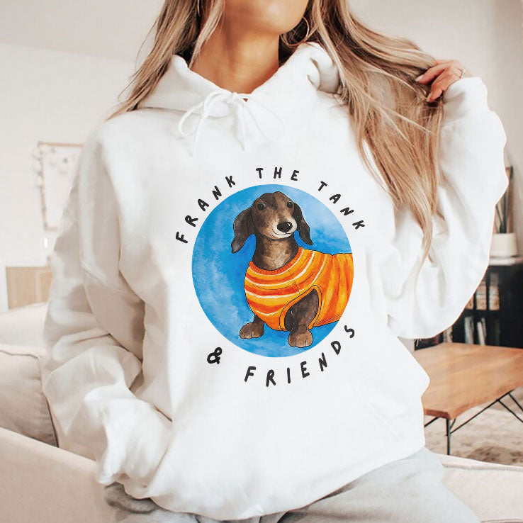Frank The Tank & Friends Dachshund T Shirt Unisex