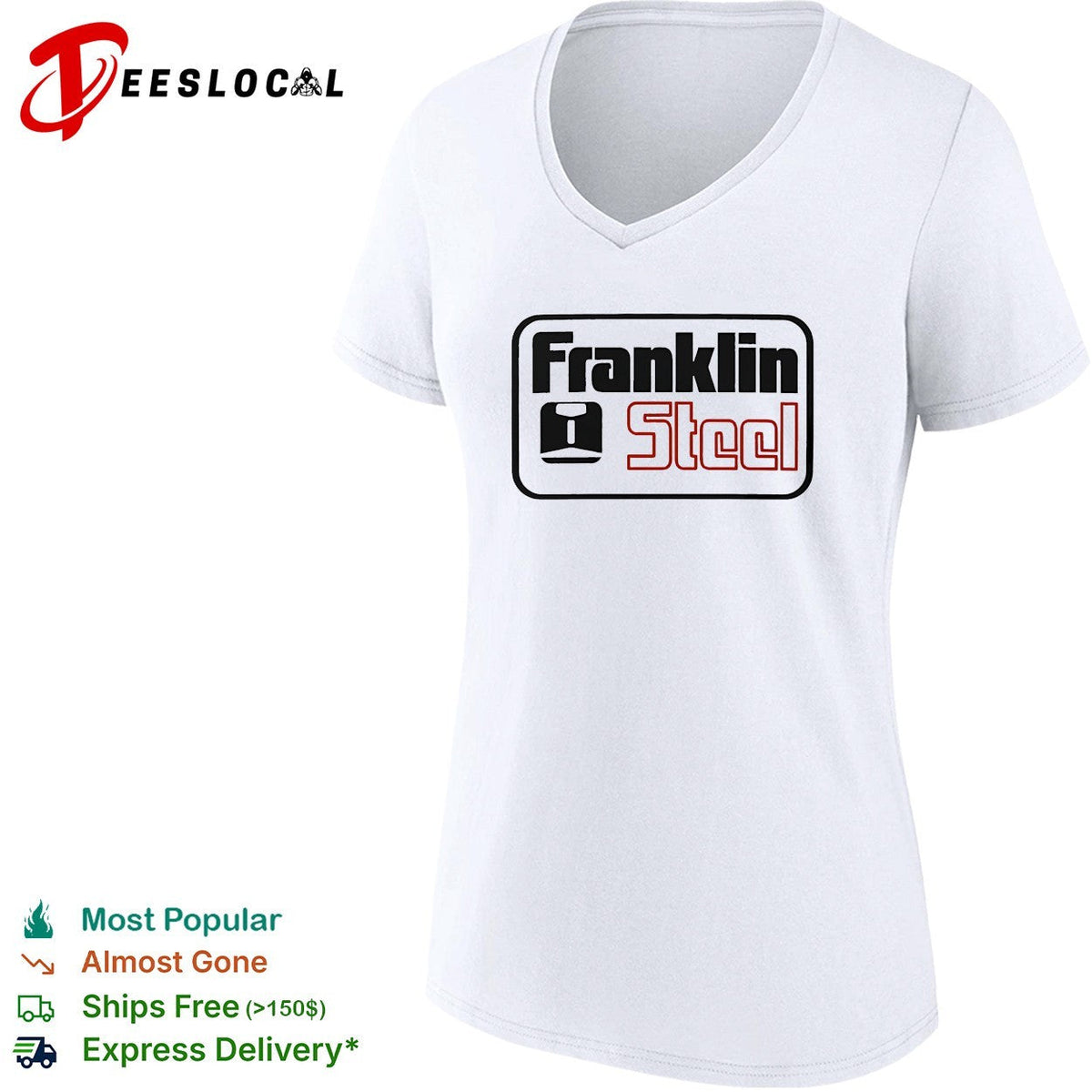 Franklin Steel logo badge shirt Unisex