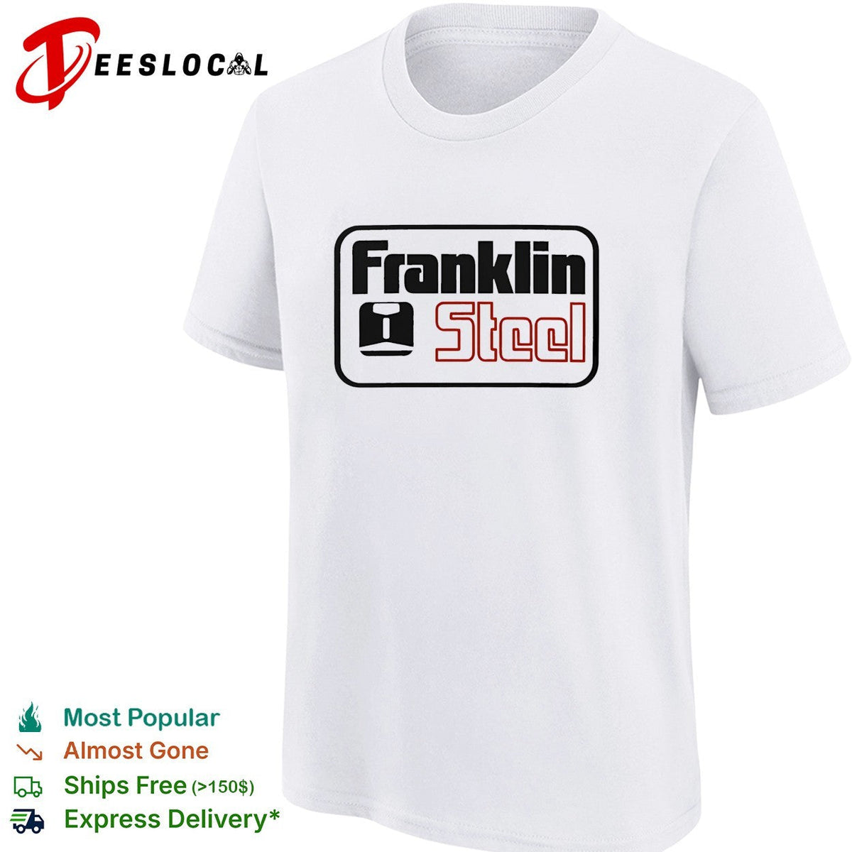 Franklin Steel logo badge shirt Unisex