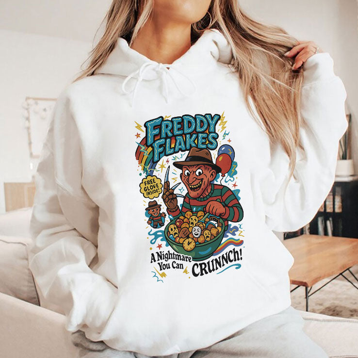 Freddy Flakes Free Glove Inside A Nightmare You Can Crunnch Shirt Unisex