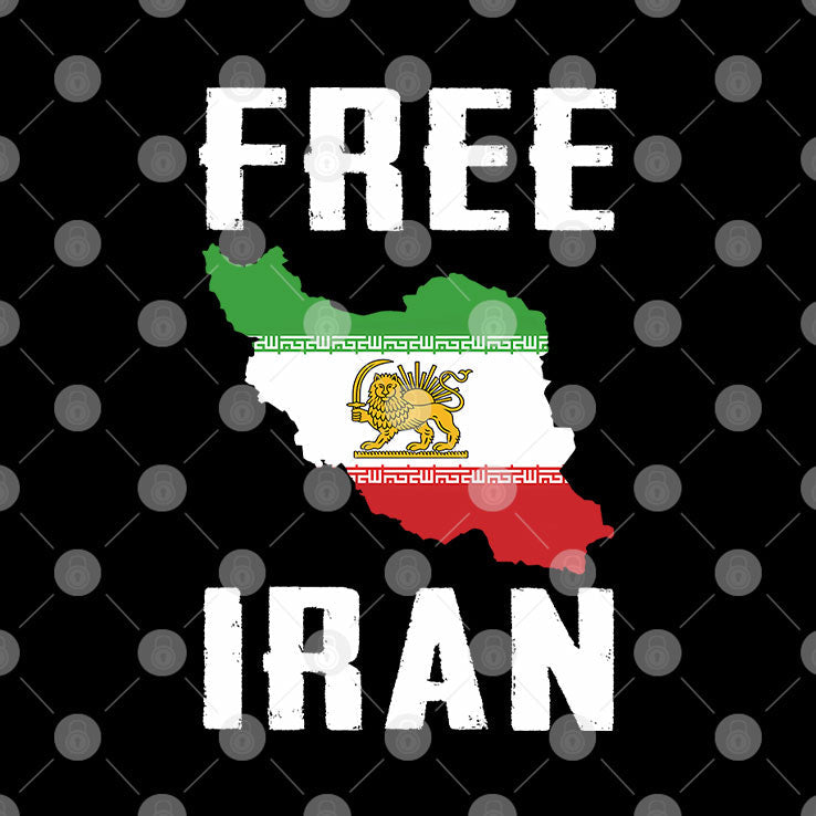 Free Iran Lion Symbol Unisex