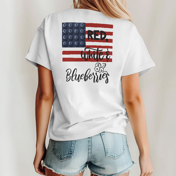 Freedom Live Like Charlie Red White And Blueberries Shirt Unisex