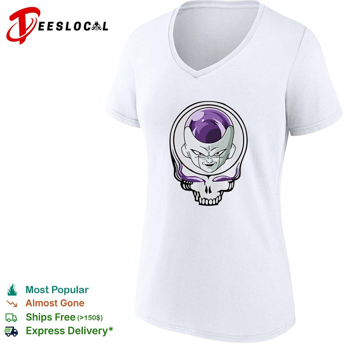 Frieza x Grateful Dead Skull shirt Unisex