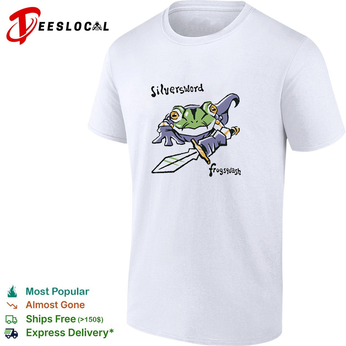 Frog aka Glenn from Chrono Trigger in the style of Silverchair’s album Frogstomp shirt Unisex