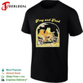 Frog and Toad on a tandem bicycle illustration classic children book story shirt Unisex