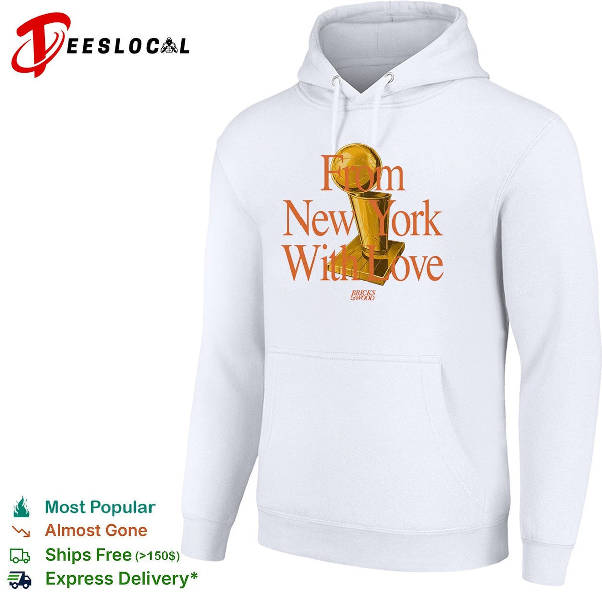 From New York With Love Bricks and Wood Championship Trophy shirt Unisex