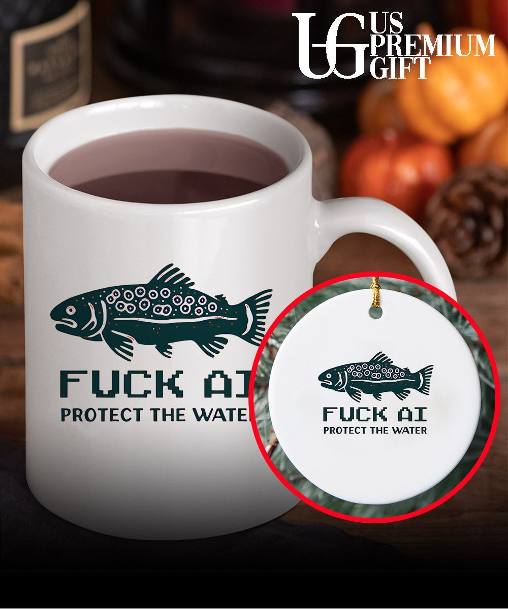 Fuck AI protect the water shirt Unisex
