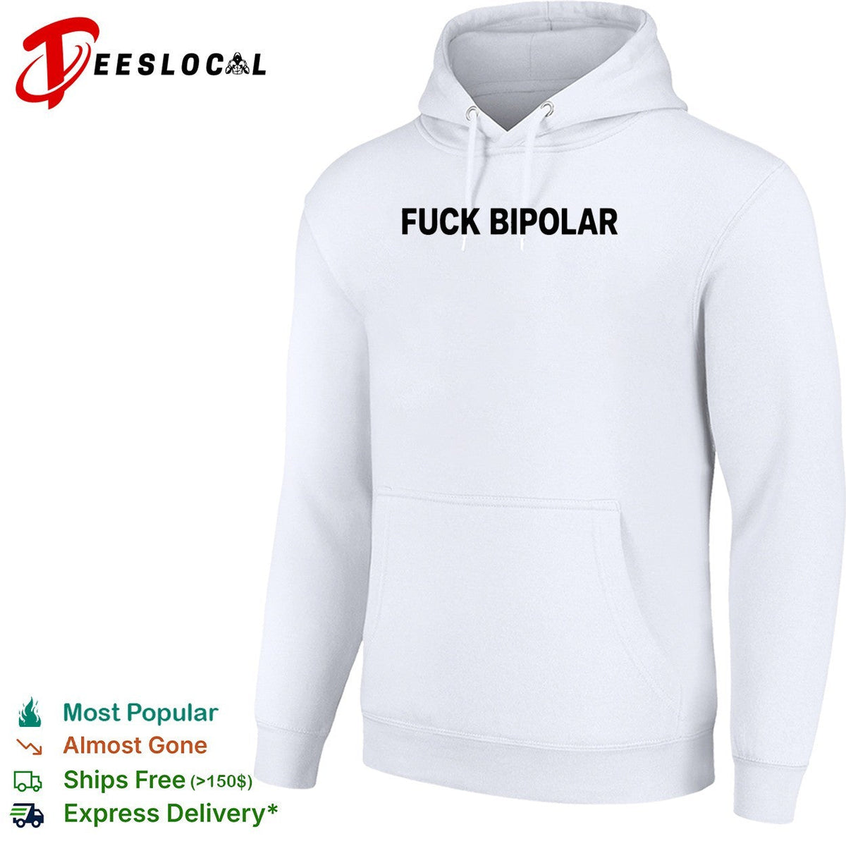 Fuck Bipolar mental health awareness quote humor message casual shirt Unisex