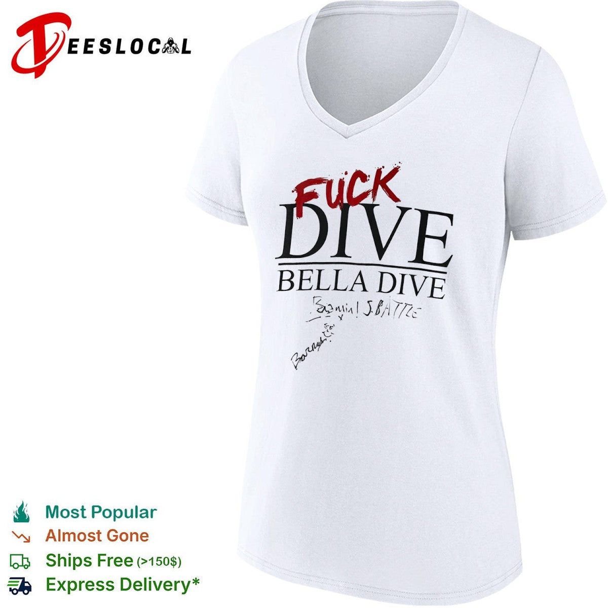 Fuck Dive Bella Dive shirt Unisex