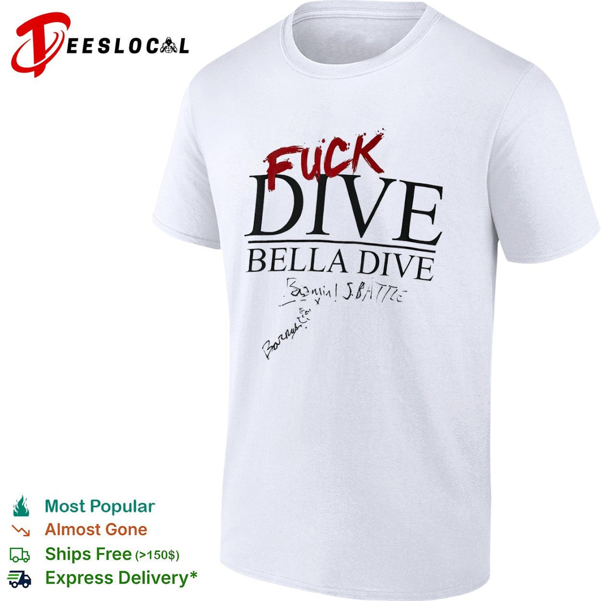 Fuck Dive Bella Dive shirt Unisex