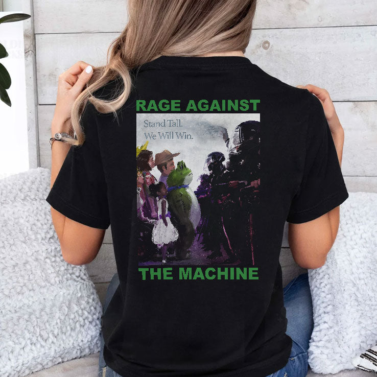 Fuck ICE Rage Against The Machine Portland Frog Shirt Unisex