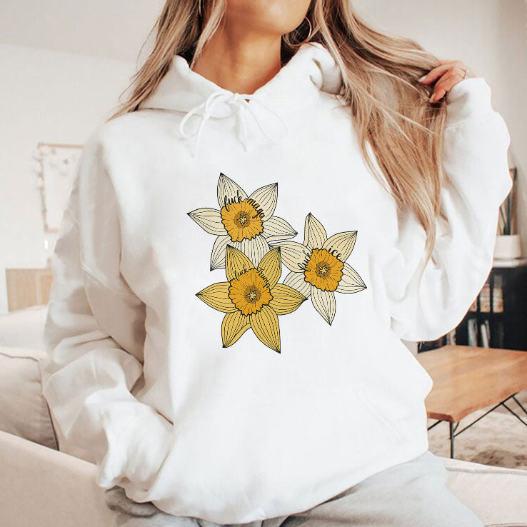 Fuck MAGA Fuck Trump Fuck ICE Yellow Daffodil Trio Shirt Unisex