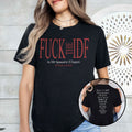 Fuck The IDF Est 1948 Sponsored By US Taxpayers Shirt Unisex