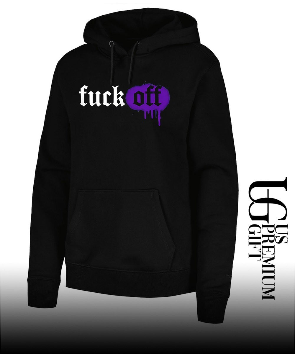 Fuck off dripping paint aesthetic shirt Unisex