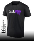 Fuck off dripping paint aesthetic shirt Unisex