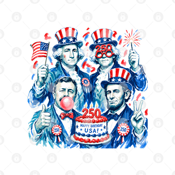 Funny Founding Fathers America 250th Anniversary Shirt Unisex