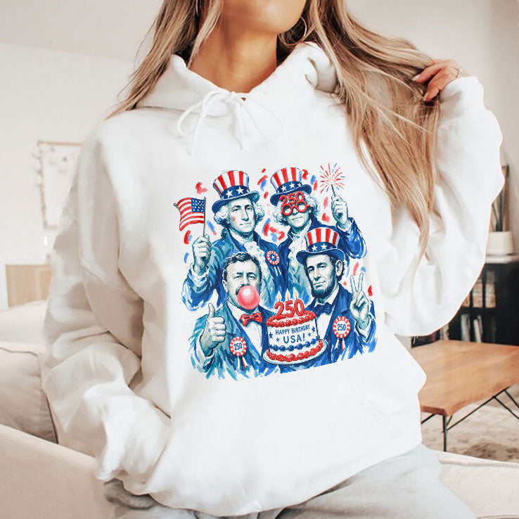Funny Founding Fathers America 250th Anniversary Shirt Unisex