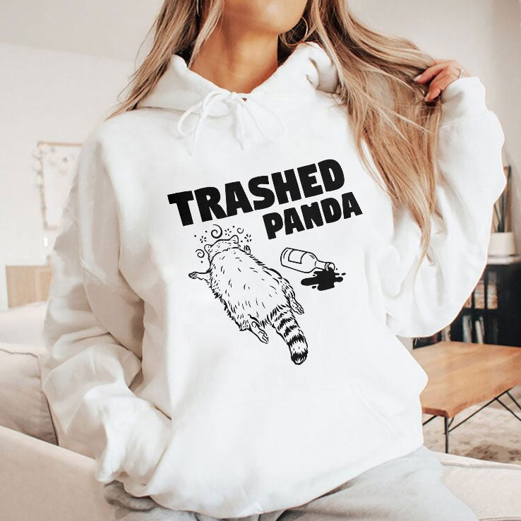 Funny Trashed Panda Raccoon Gets Drunk T Shirt Unisex
