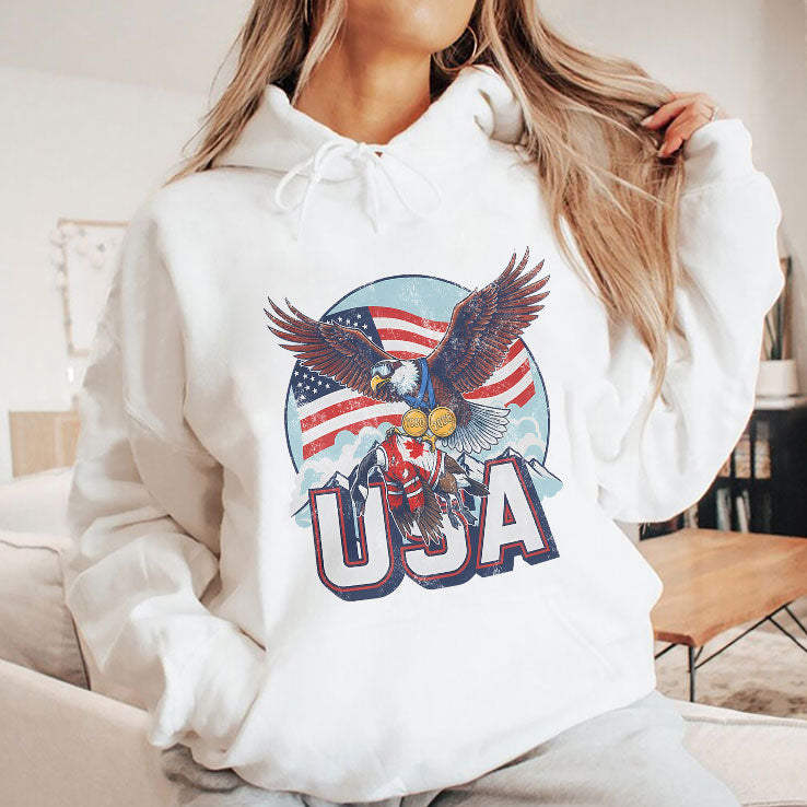 Funny USA Ice Hockey Eagle USA Champions 2026 Shirt Unisex