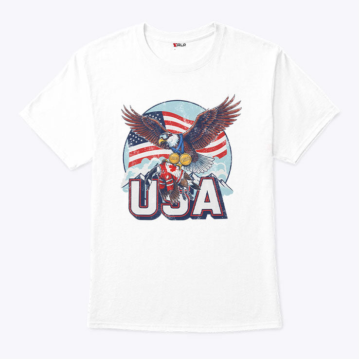 Funny USA Ice Hockey Eagle USA Champions 2026 Shirt Unisex