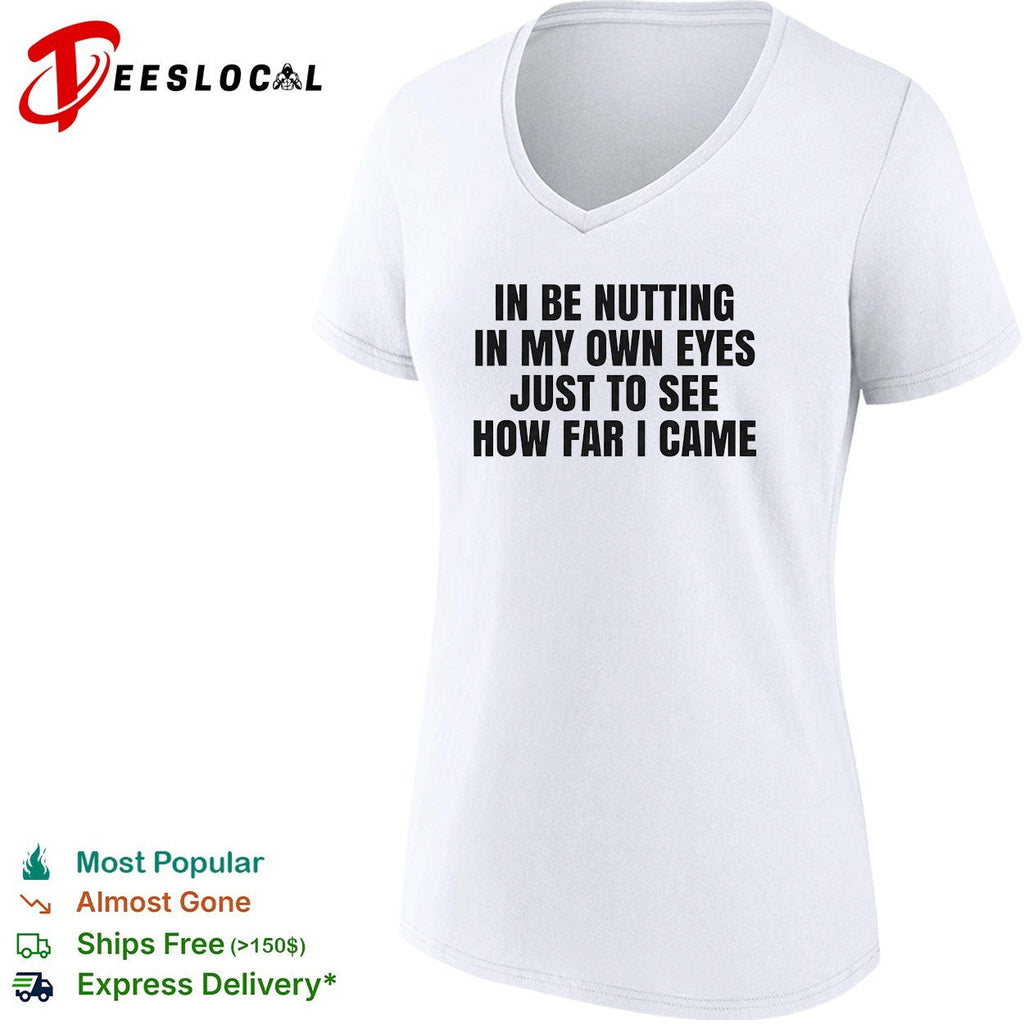 Funny adult humor bold text white background shirt Unisex