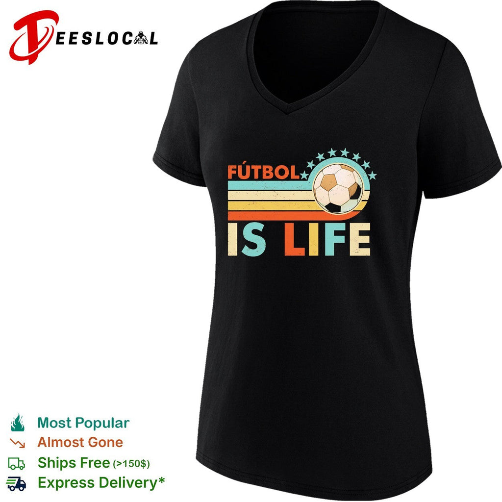 Futbol is life football vintage shirt Unisex