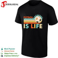 Futbol is life football vintage shirt Unisex