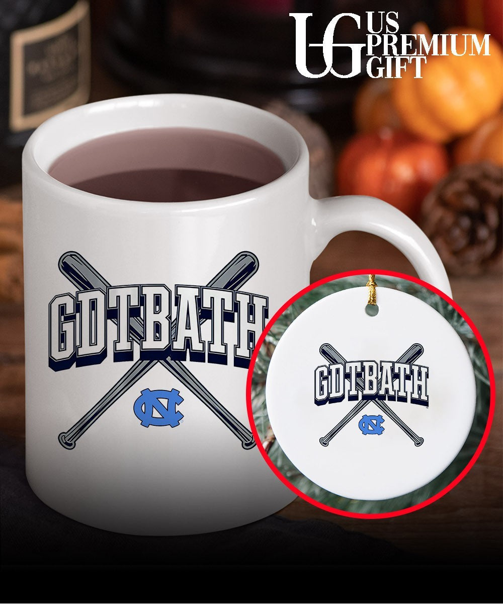 GDTBATH North Carolina Tar Heels Baseball shirt Unisex