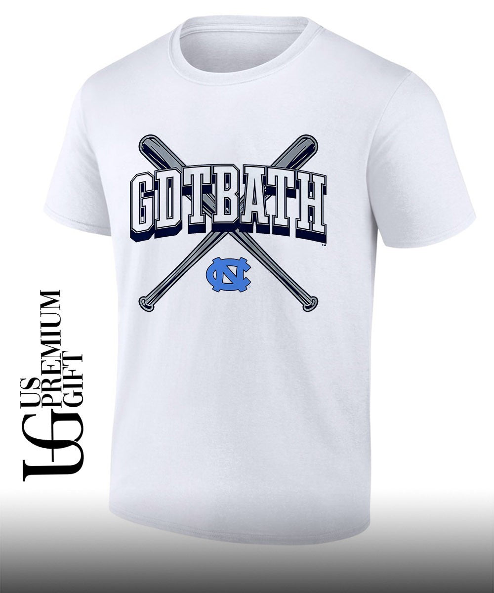 GDTBATH North Carolina Tar Heels Baseball shirt Unisex