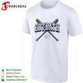 GDTBATH North Carolina Tar Heels crossed bats fan slogan shirt Unisex