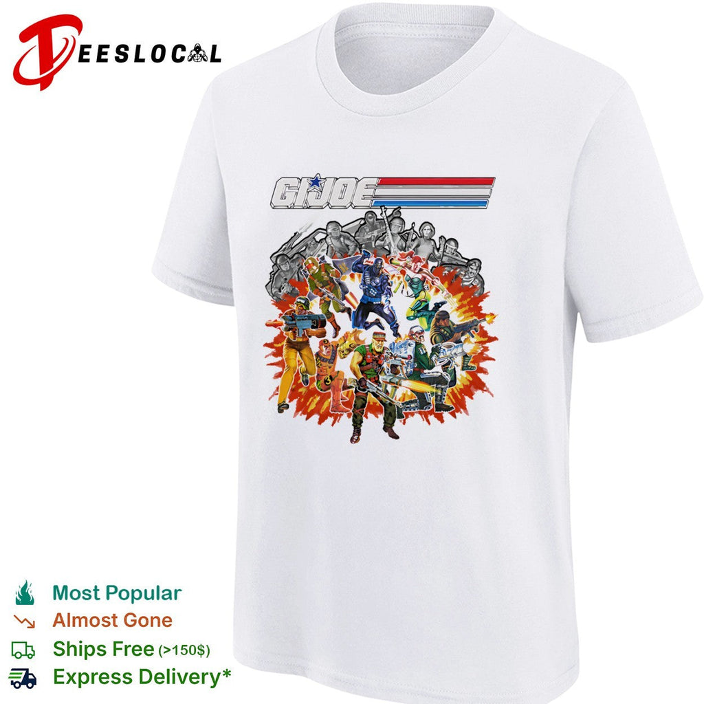 GI Joe A Real American Hero Action Force 80s Cartoon Nostalgia Retro shirt Unisex