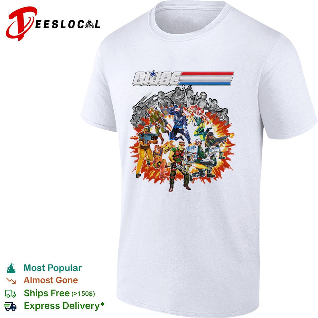 GI Joe A Real American Hero Action Force 80s Cartoon Nostalgia Retro shirt Unisex