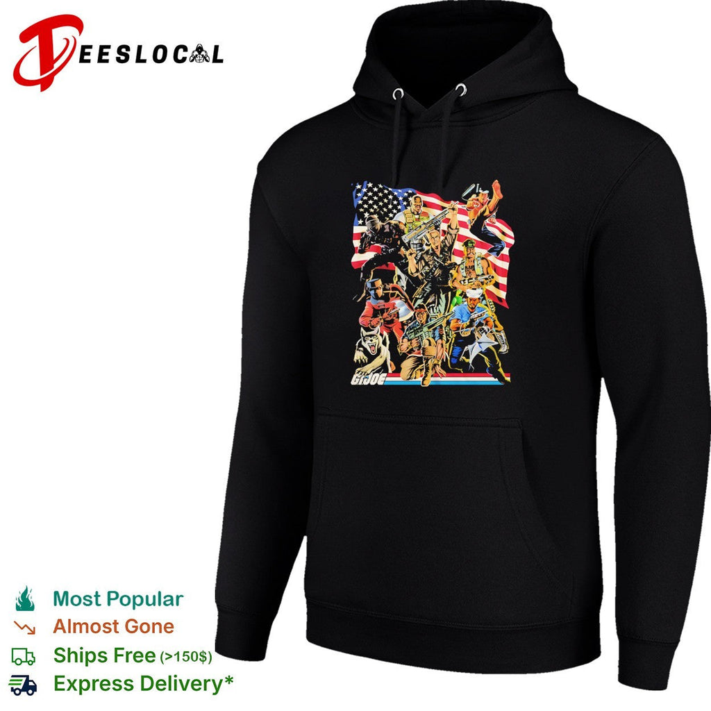 GI Joe American flag shirt Unisex