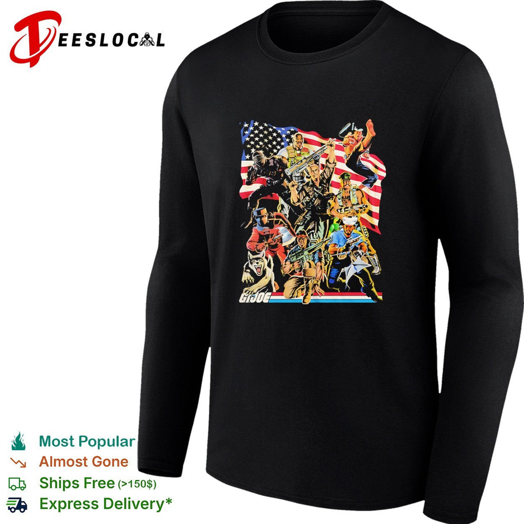 GI Joe American flag shirt Unisex