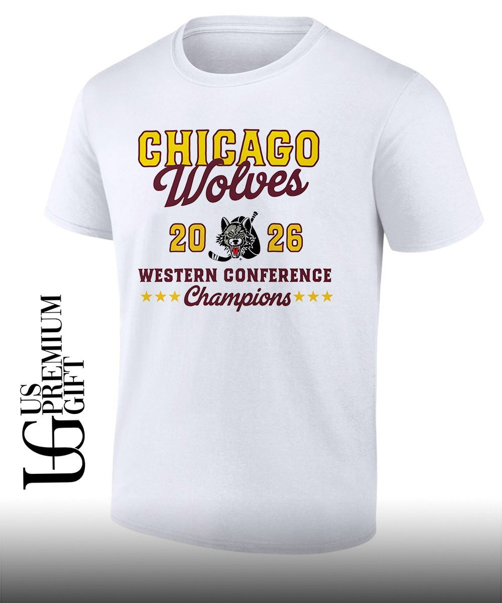 Chicago Wolves 2026 Western Conference Champions Unisex