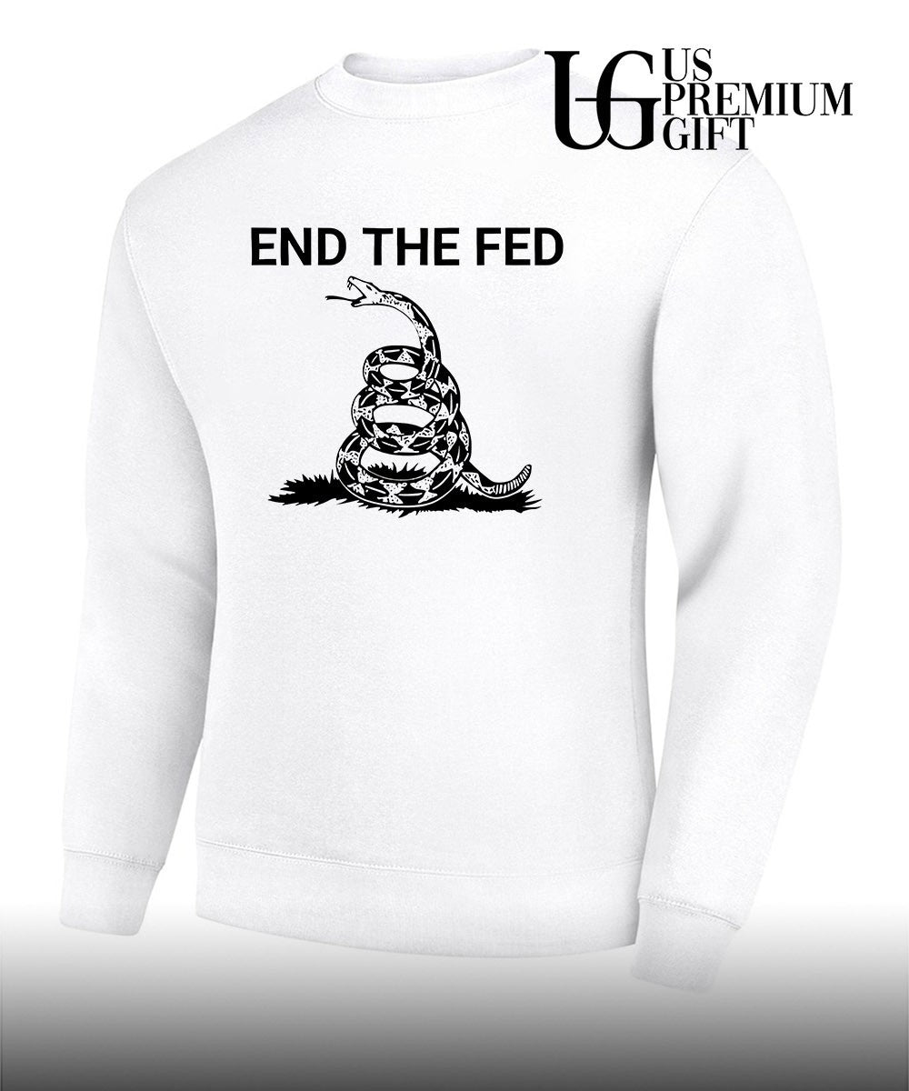 Gadsden Flag Snake End The Fed shirt Unisex