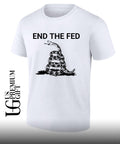 Gadsden Flag Snake End The Fed shirt Unisex