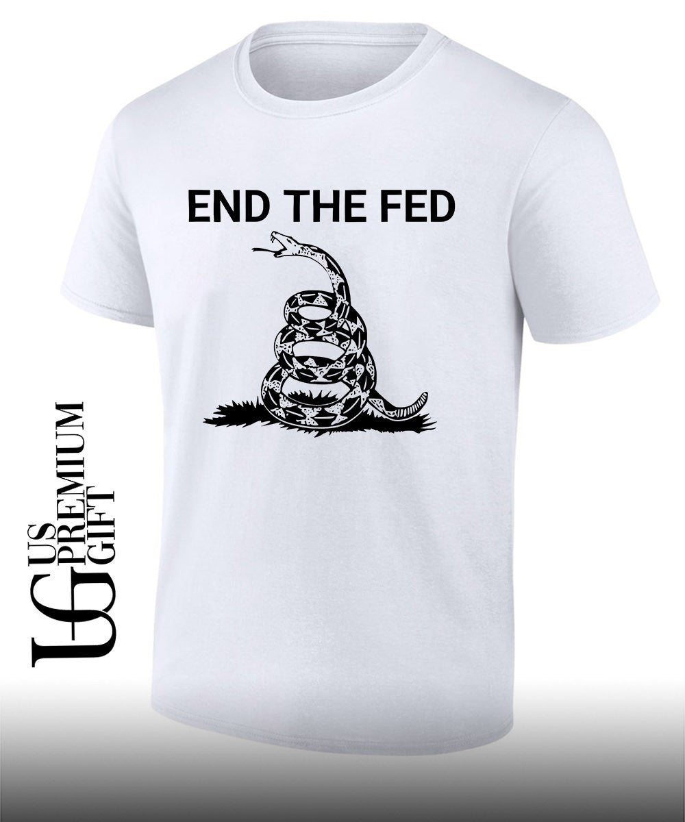 Gadsden Flag Snake End The Fed shirt Unisex