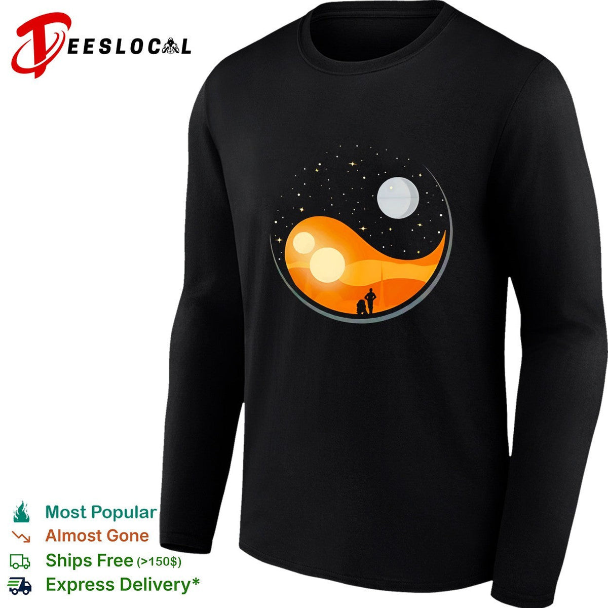 Galactic Balance graphic shirt Unisex