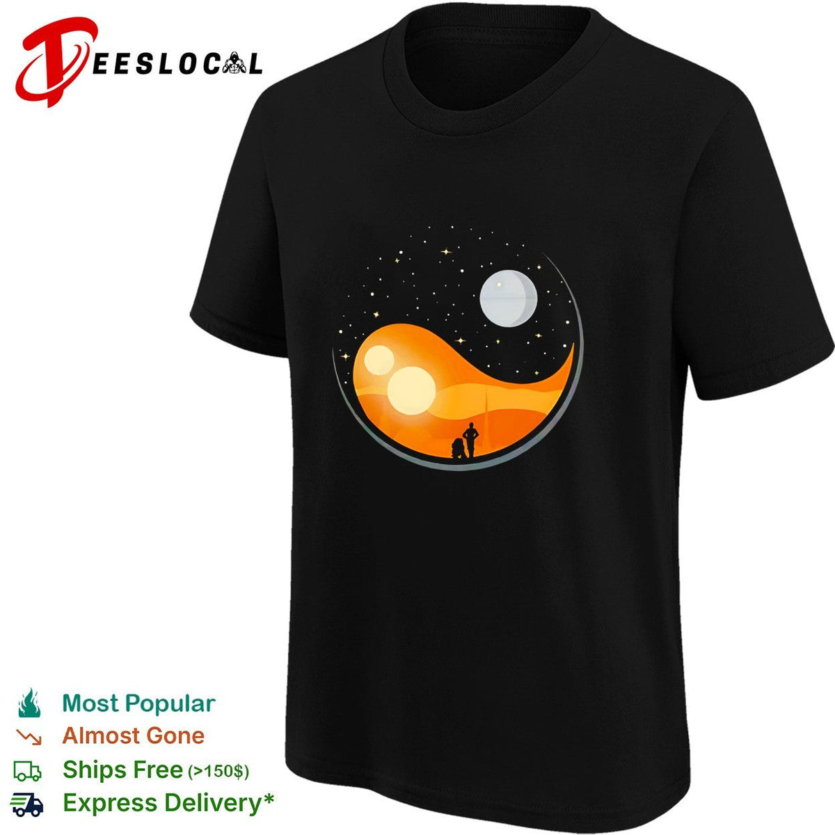 Galactic Balance graphic shirt Unisex