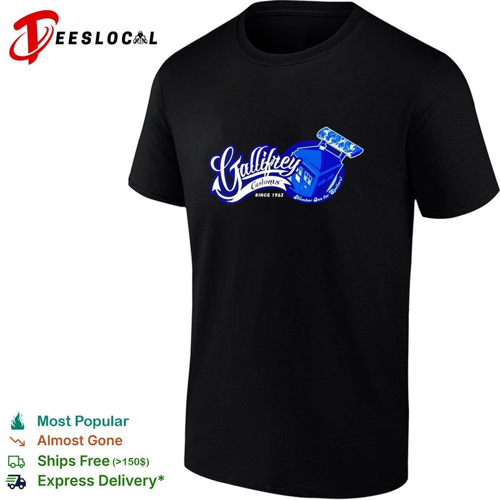 Gallifrey Customs TARDIS since 1963 Doctor Who skateboard shirt Unisex