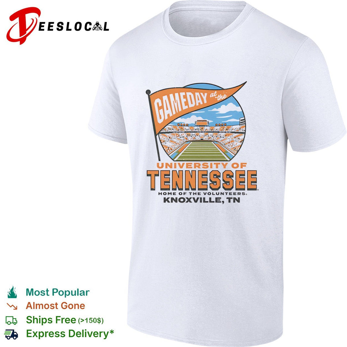 Gameday at the University of Tennessee Volunteers Knoxville TN shirt Unisex