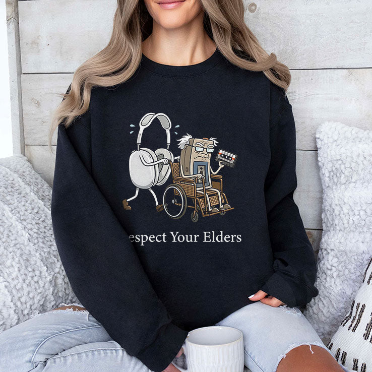 Gaming & Tech Focus Respect Your Elders T Shirt Unisex