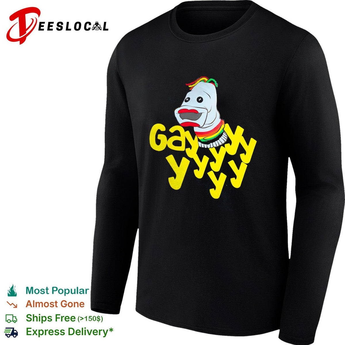Gay yyyyyy Sock Puppet Rainbow shirt Unisex