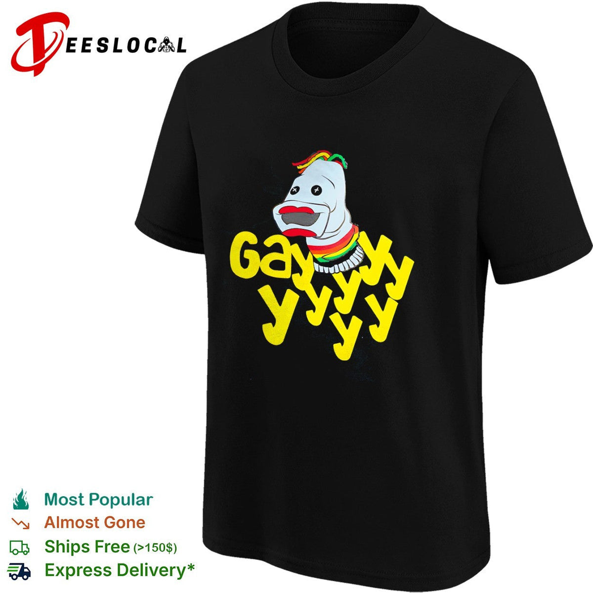Gay yyyyyy Sock Puppet Rainbow shirt Unisex