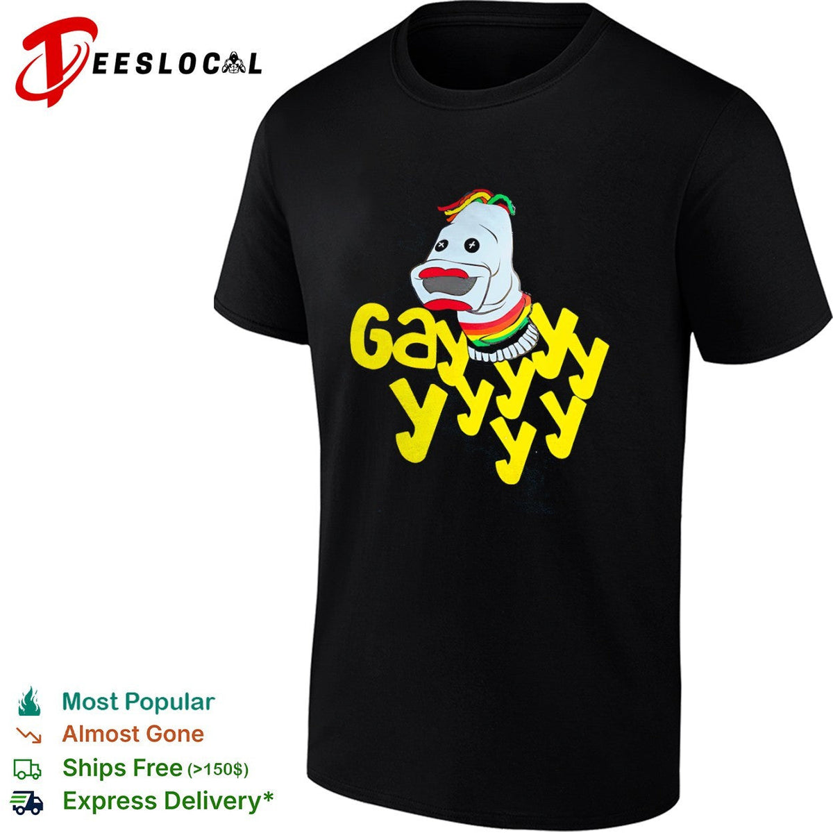 Gay yyyyyy Sock Puppet Rainbow shirt Unisex