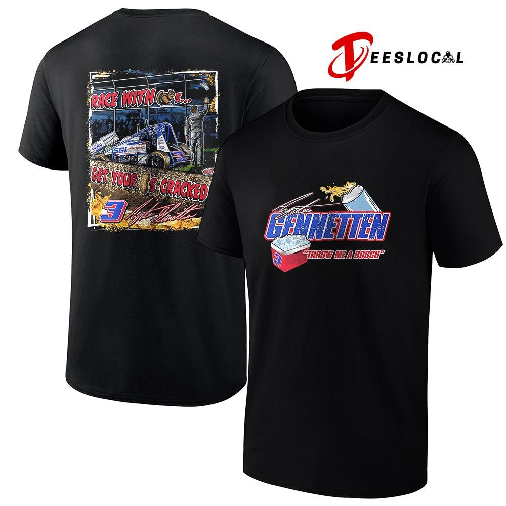 Gennetten throw me a Busch race with squirrels signature shirt Unisex