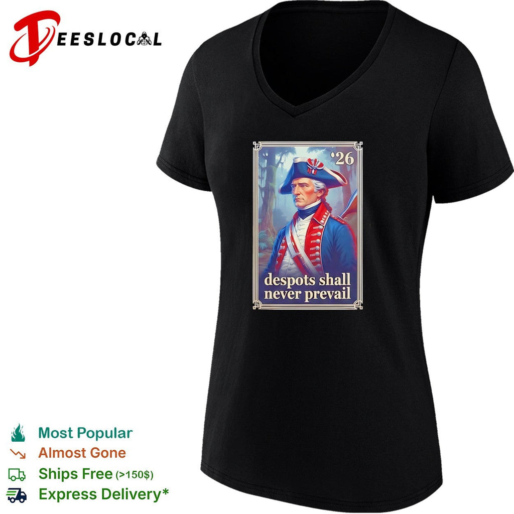George Washington 26 despots shall never prevail shirt Unisex
