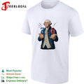 George Washington 76 bicentennial caricature with jazz hands illustration shirt Unisex