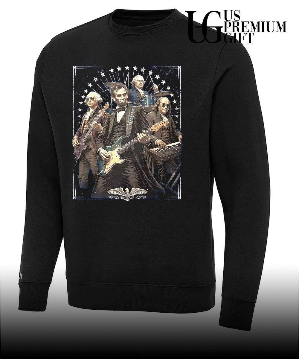 George Washington Abraham Lincoln Thomas Jefferson Benjamin Franklin shirt Unisex